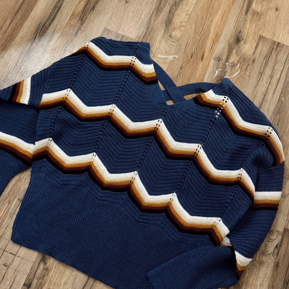 FCT WITH LOVE Navy Blue Sweater